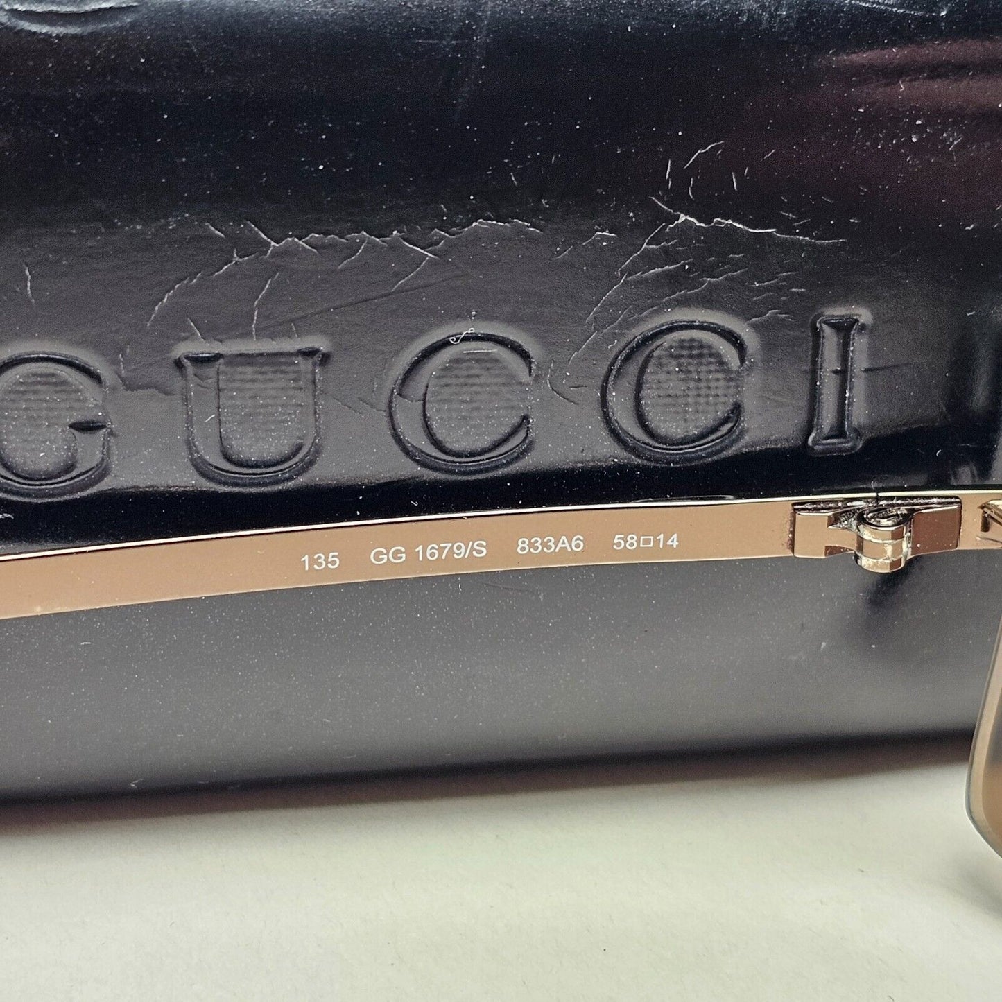 Gucci Sunglasses 1998 Vintage Brown Square Retro GG 1679/S 833A6 58mm 211124