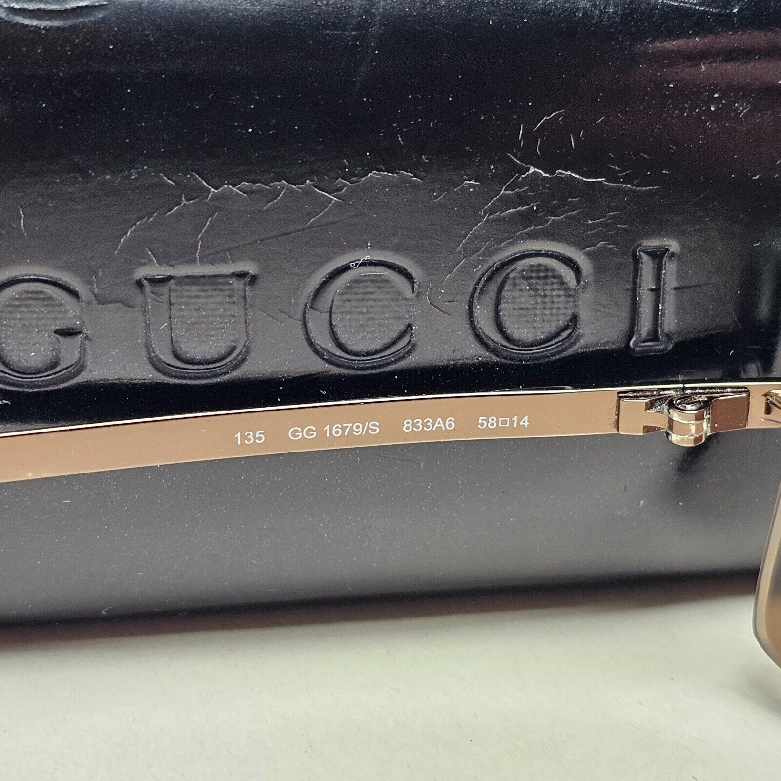 Gucci Sunglasses 1998 Vintage Brown Square Retro GG 1679/S 833A6 58mm 211124