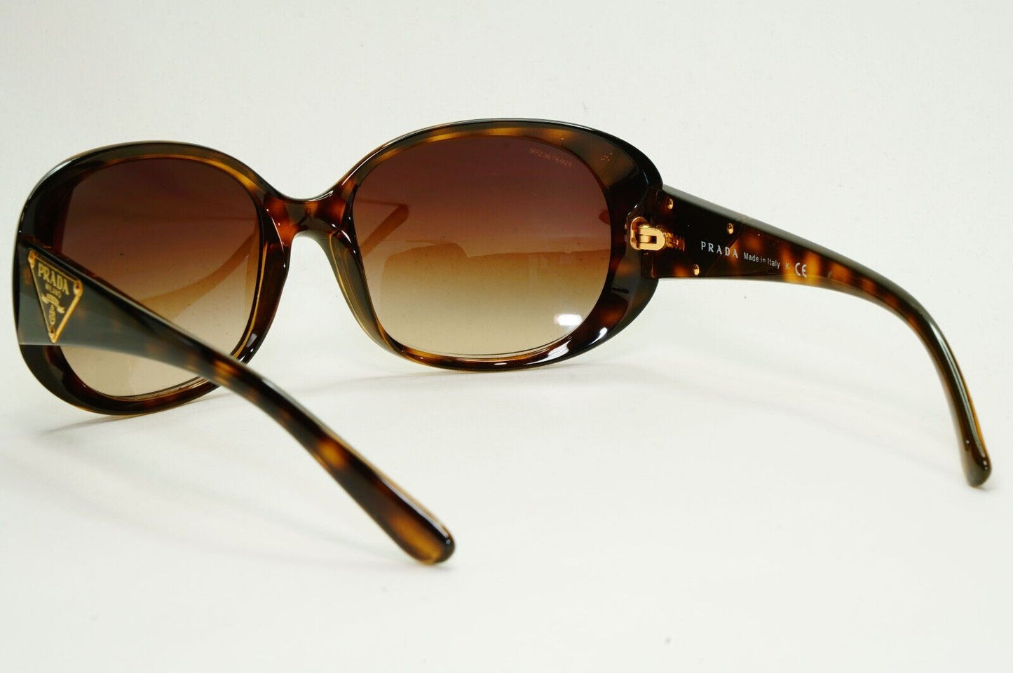 Prada Sunglasses 2010 Vintage Triangle Brown Gold PR27LS SPR 27L 2AU-6S1 050824