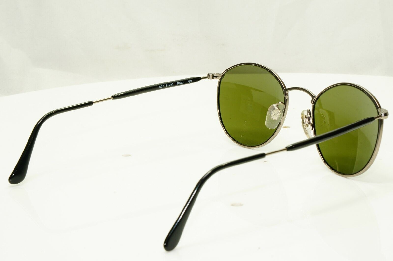 Giorgio Armani 1997 Vintage Sunglasses Blue Mirror Glass Silver 627 815/35 49mm