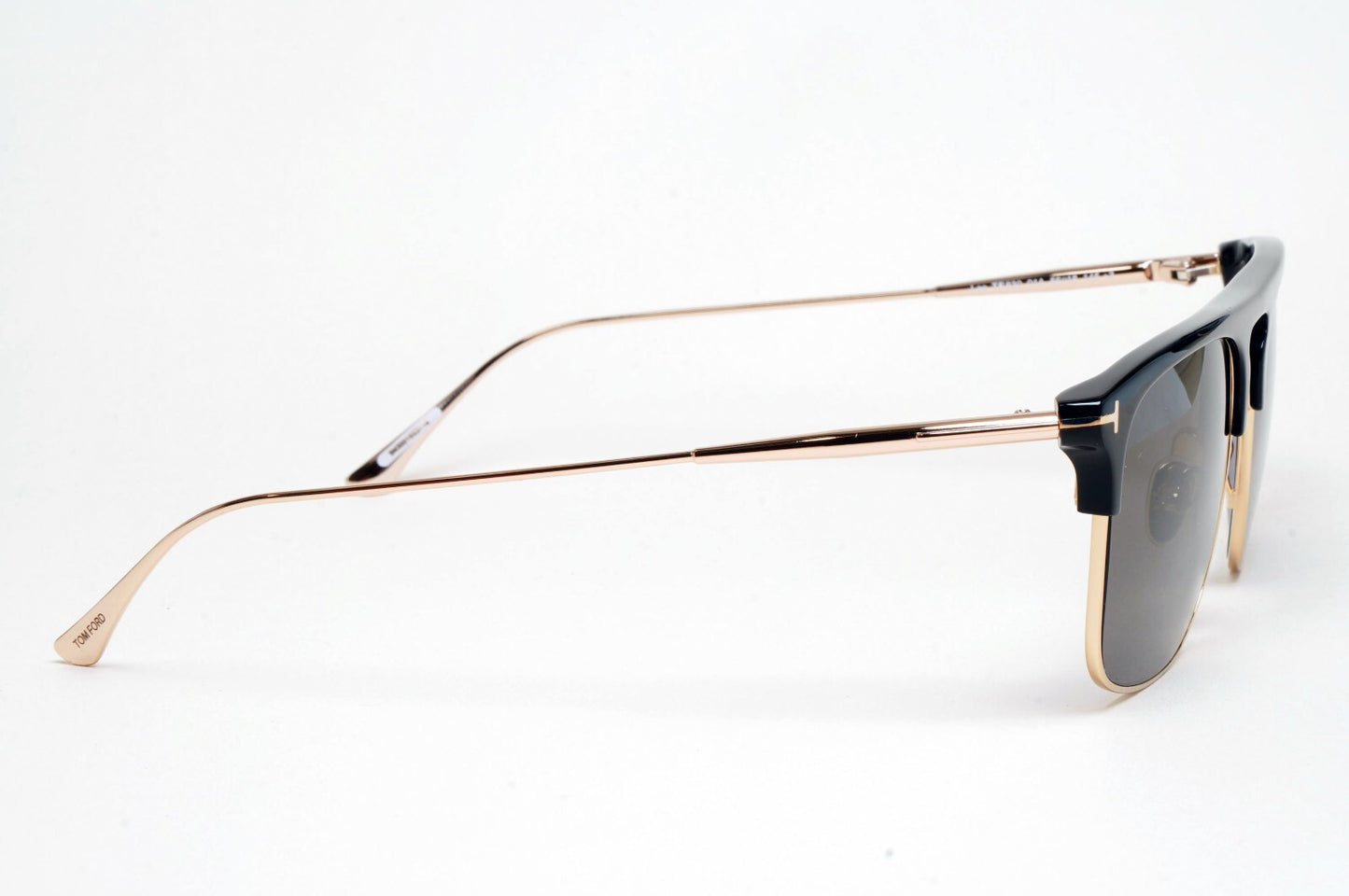 Tom Ford Sunglasses Lee Black Gold Grey Square Navigator FT0830 TF 830 01A 56mm