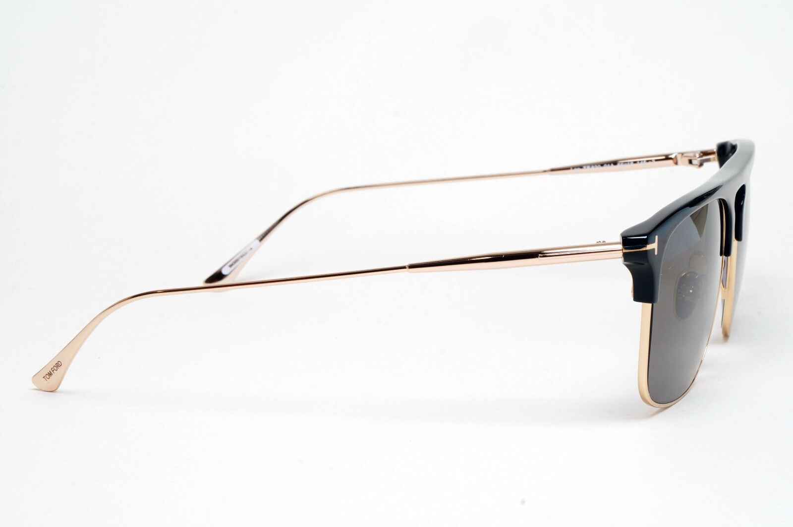 Tom Ford Sunglasses Lee Black Gold Grey Square Navigator FT0830 TF 830 01A 56mm
