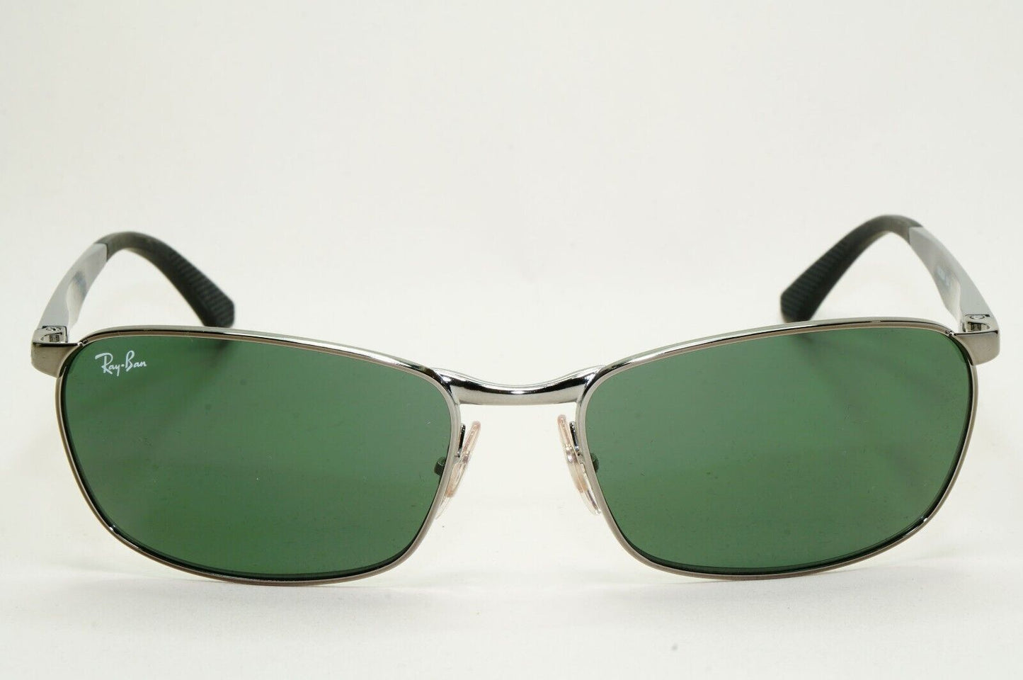 Ray-Ban Sunglasses Gunmetal Green Brushed Aluminium Metal RB 3534 004 59mm