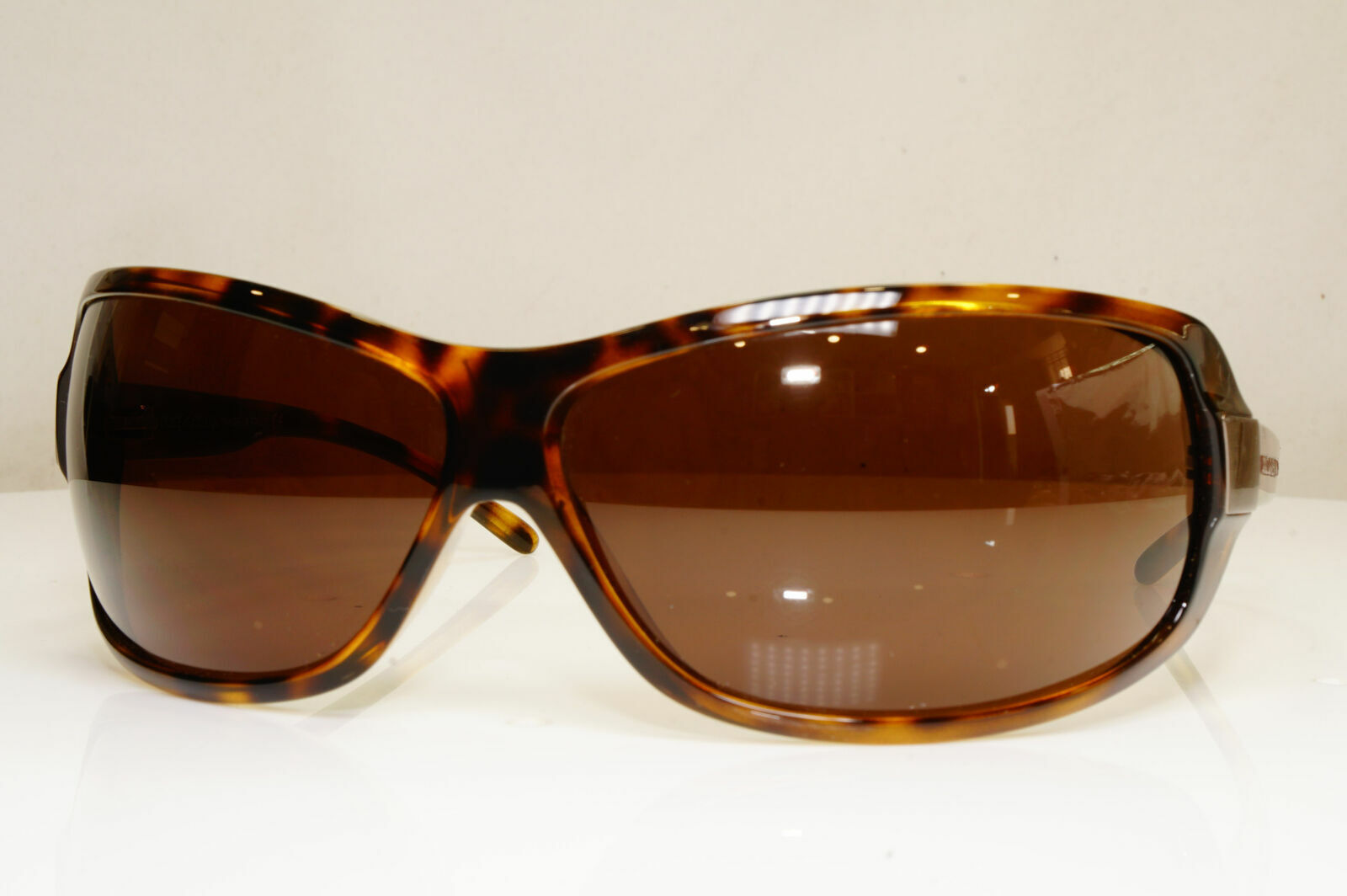 Dolce & Gabbana Brown Wrap Large Sunglasses Havana Womens D&G 6019 502/73 29231