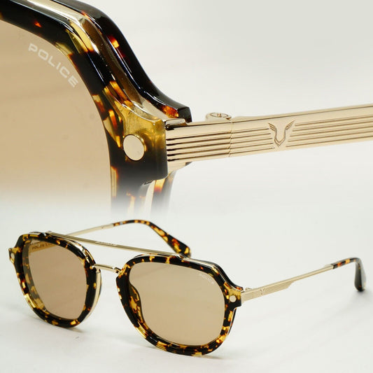 Police Lewis Hamilton F1 Sunglasses Brown Gold 52mm 05 SPL A26 COL 594G B 270924