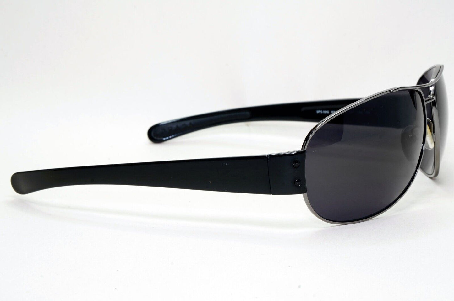 Prada Sunglasses 2006 Vintage Black Gunmetal Pilot PR52GS SPR 52G 5AV-1A1 081124