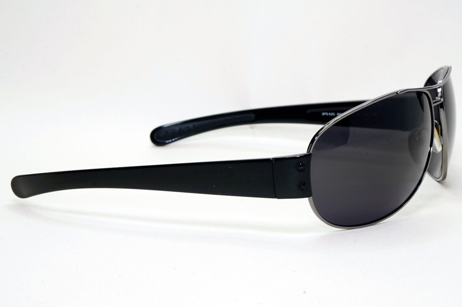 Prada Sunglasses 2006 Vintage Black Gunmetal Pilot PR52GS SPR 52G 5AV-1A1 081124