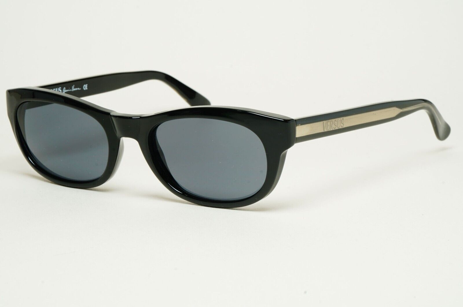 Versus Sunglasses 1996 by Gianni Versace Vintage Black Grey MOD E54 COL 852