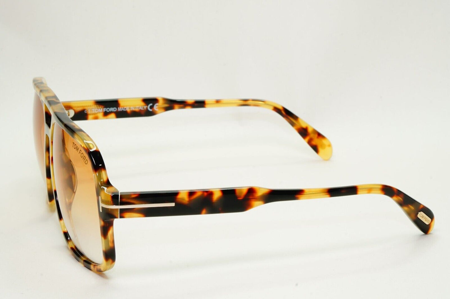 Tom Ford Sunglasses Falconer-02 Brown Havana Gradient Square FT0884 TF 884 56F