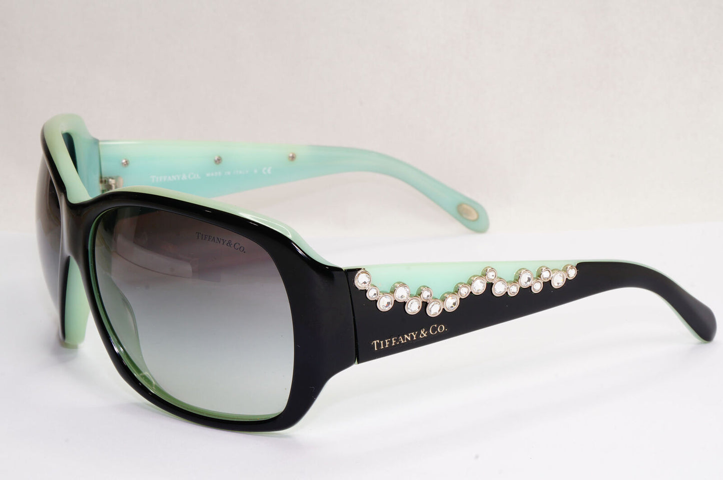 Tiffany & Co Sunglasses 2009 Vintage Black Crystal TF 4016-B 8055/3C 190224