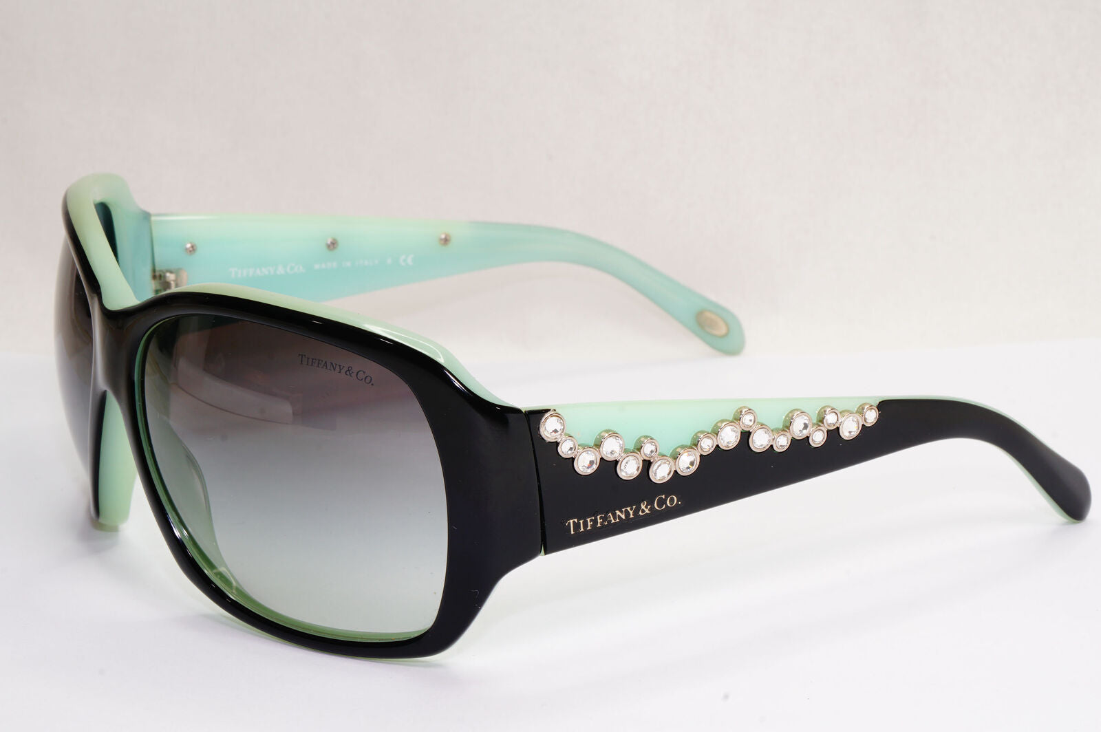 Tiffany & Co Sunglasses 2009 Vintage Black Crystal TF 4016-B 8055/3C 190224