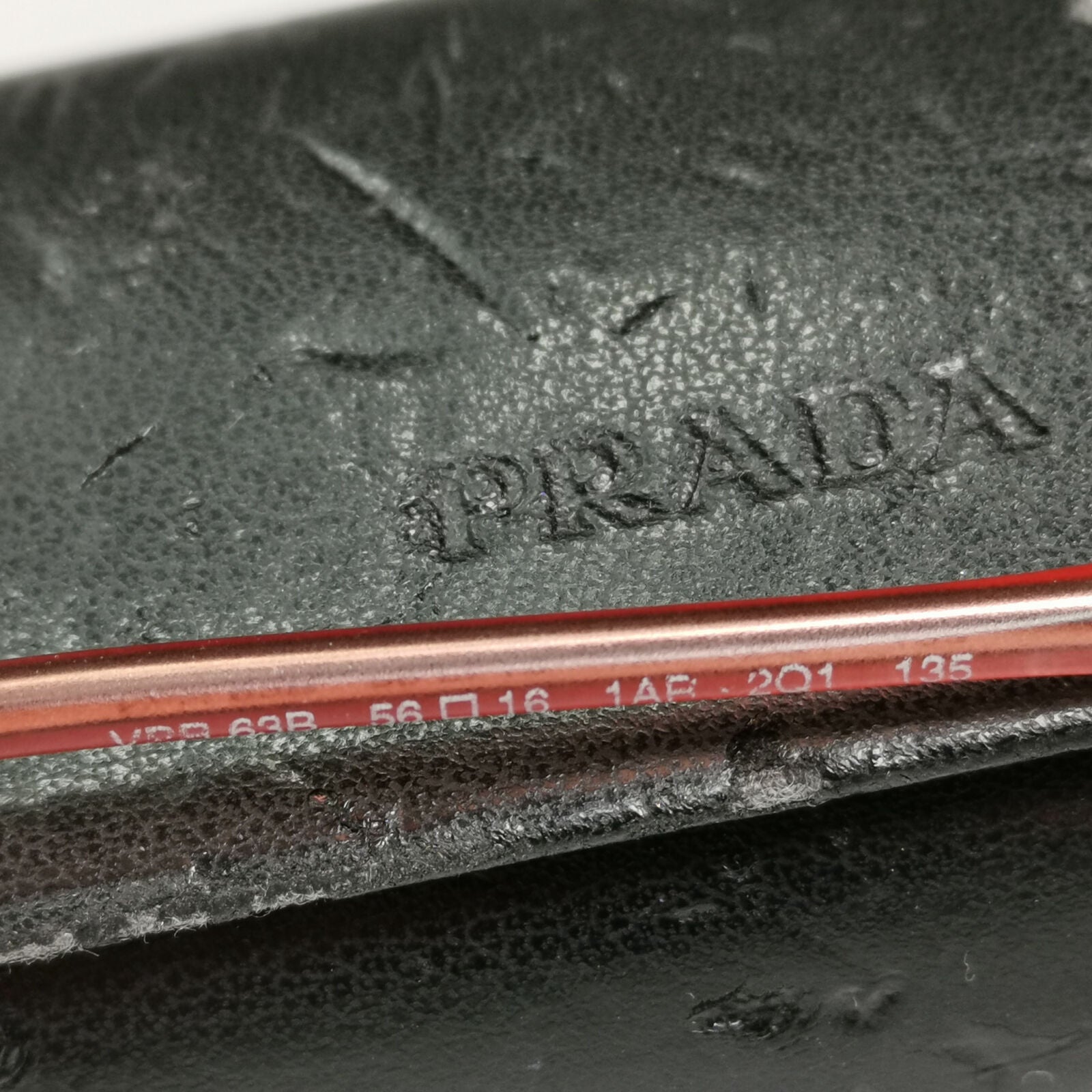 Prada Year 2000 First Collection Womens Vintage Sunglasses VPS 63B 1AB-201 36538