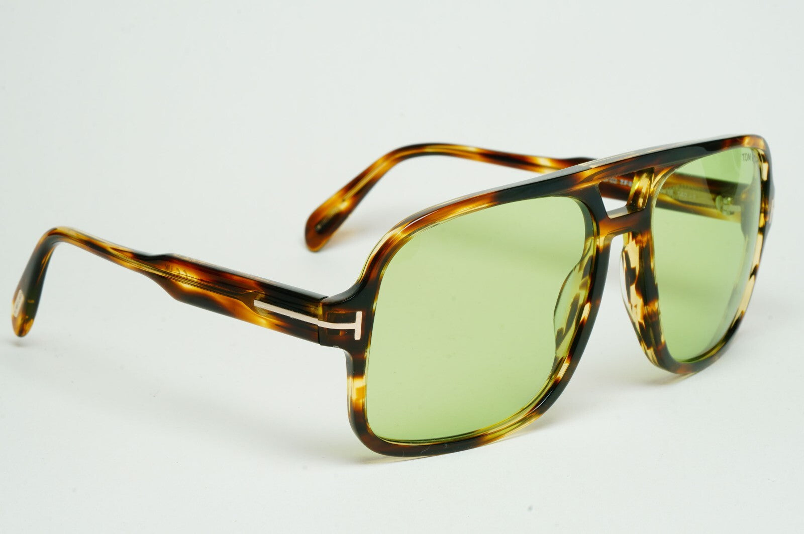Tom Ford Sunglasses Falconer-02 Navigator Square Brown Green FT0884 TF 884 52N