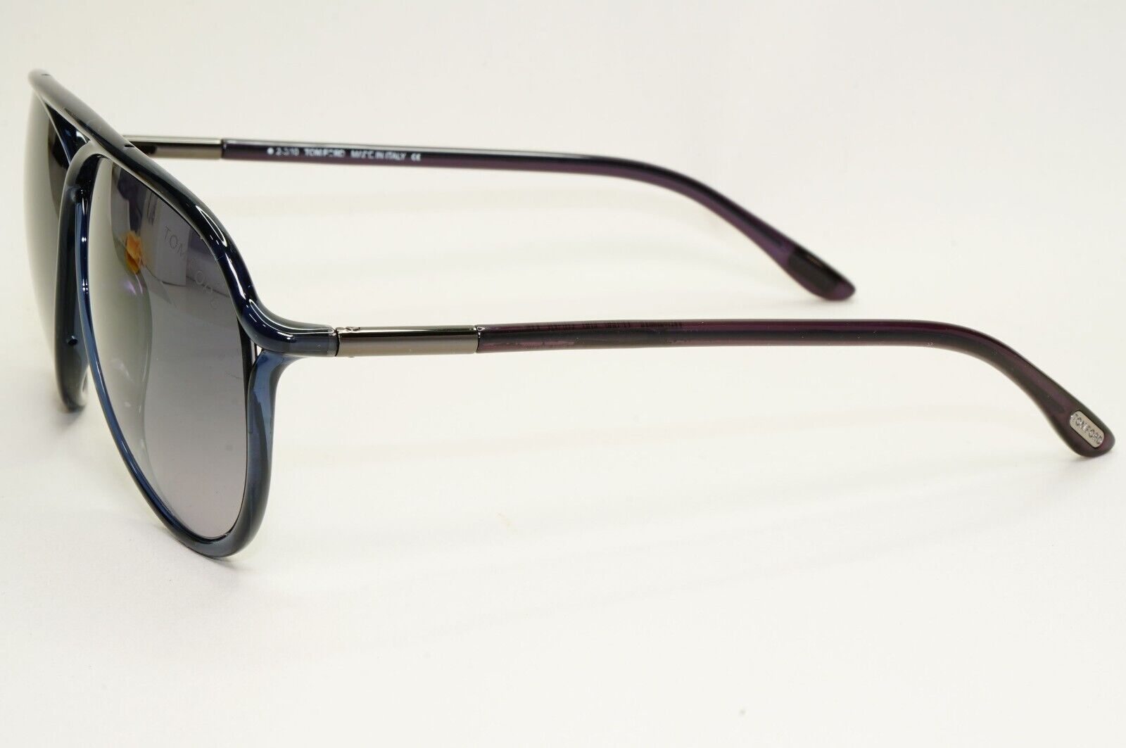 Tom Ford Sunglasses Maximillion Dark Blue Pilot Grey FT0206 TF 206 50B 59mm
