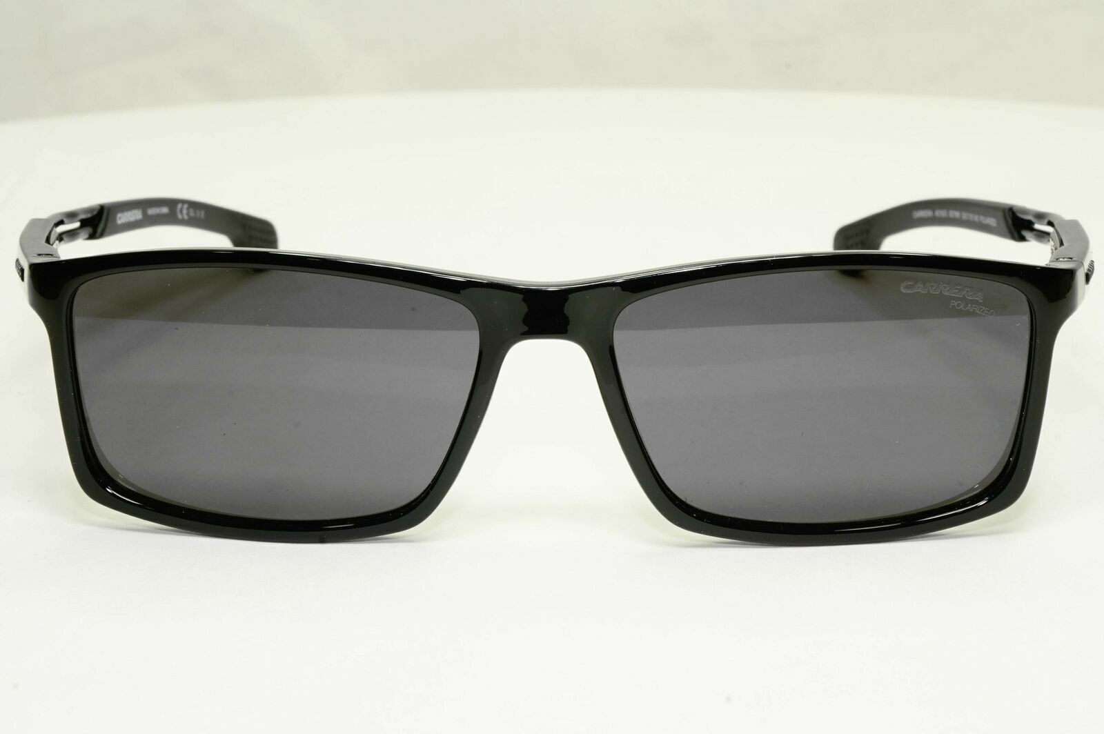 Carrera Polarized Sunglasses Black Smoke Mens Square Rectangle 4016 807M9 Sport