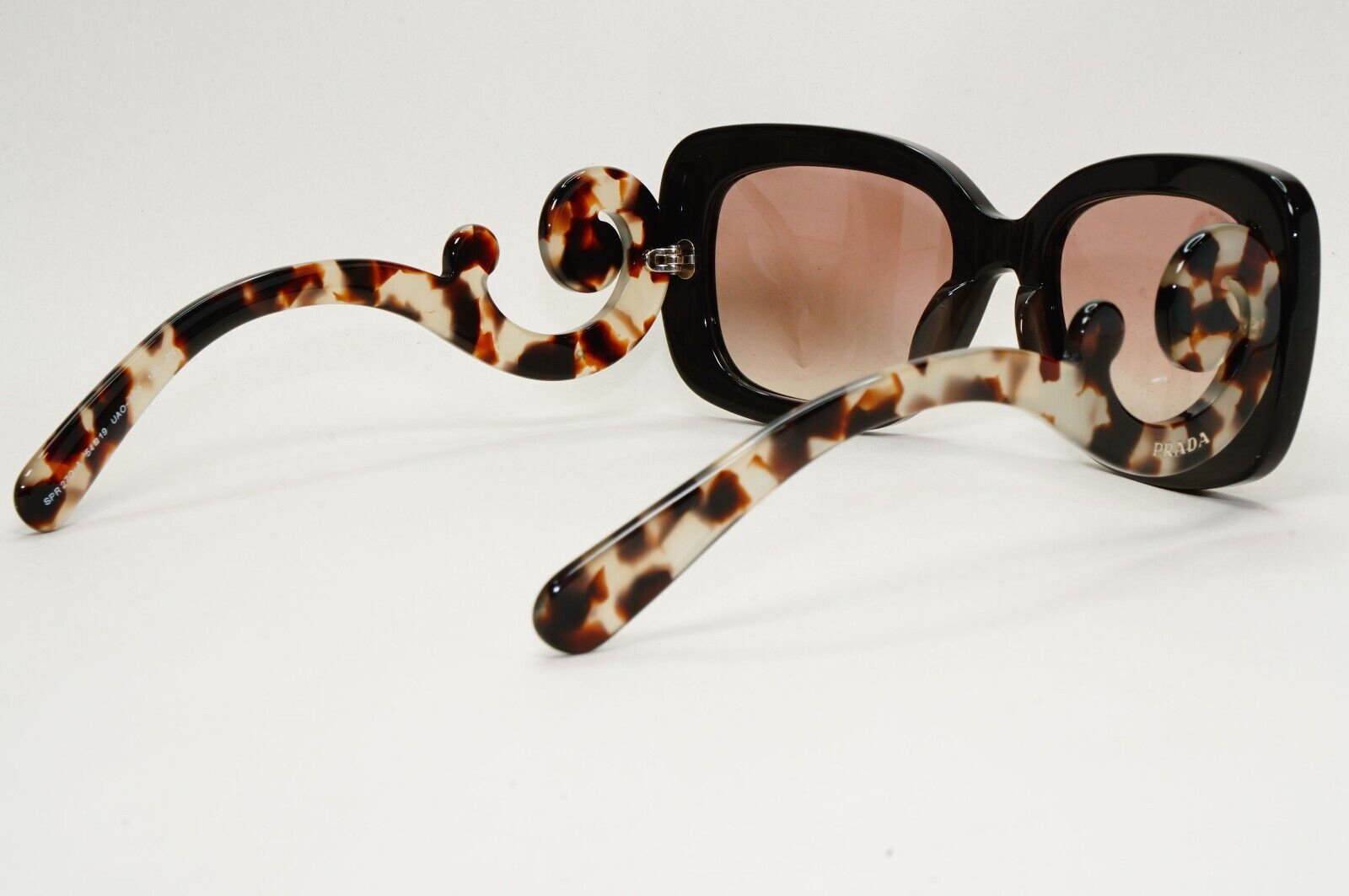 Prada Sunglasses Baroque Swirl Brown Marble Gradient PR27OS-A SPR 27O-A UAO-4O0