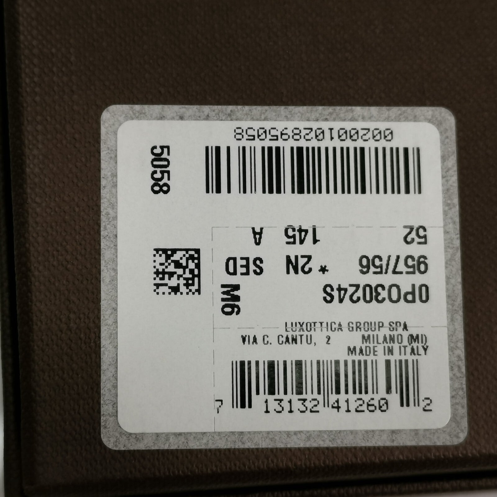 Persol Sunglasses 2012 Capri Edition Blue Brown Square 3024-S 957/56 52mm [a]