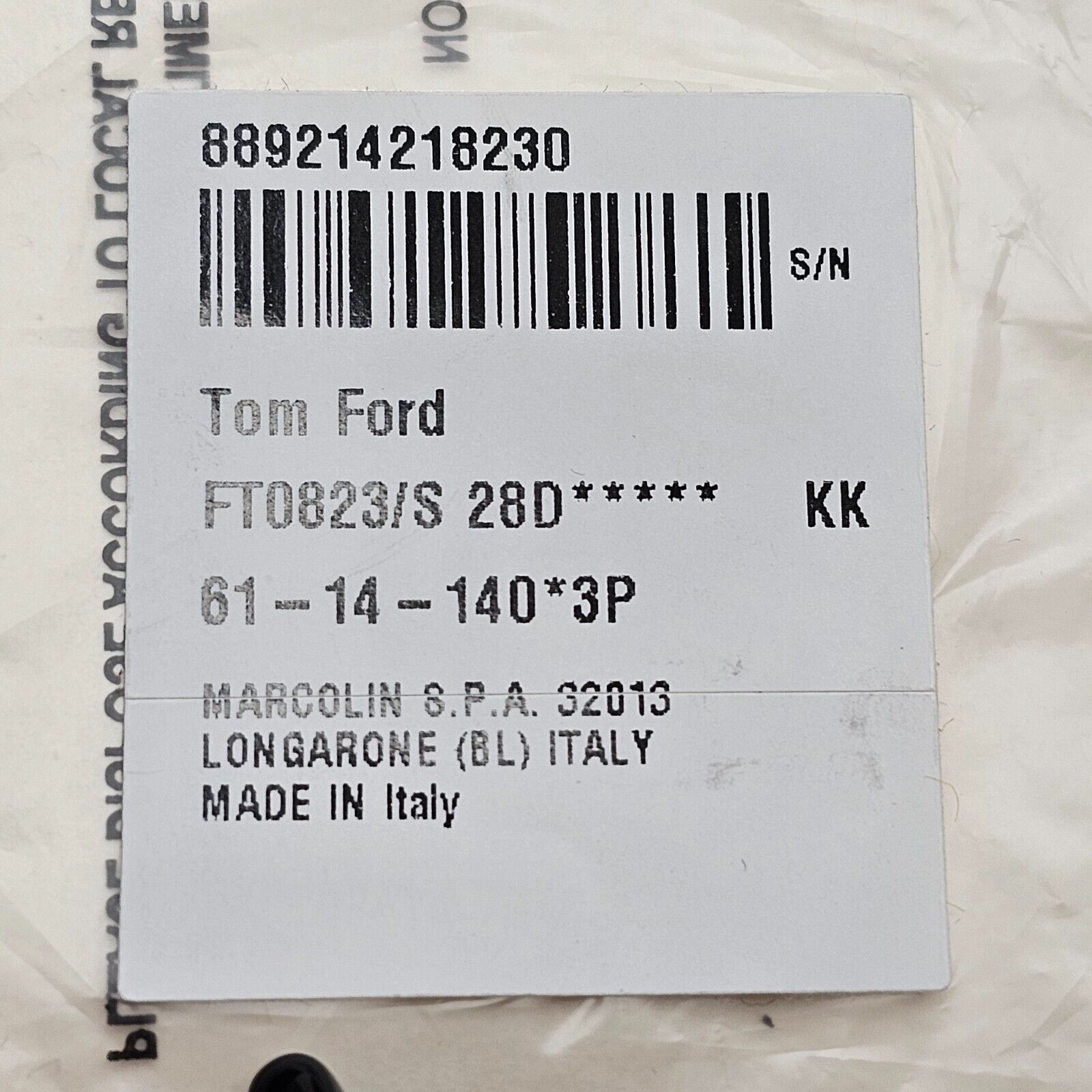 Tom Ford Sunglasses Clark Polarized Gold Pilot Grey FT0823 TF 823 28D 61mm