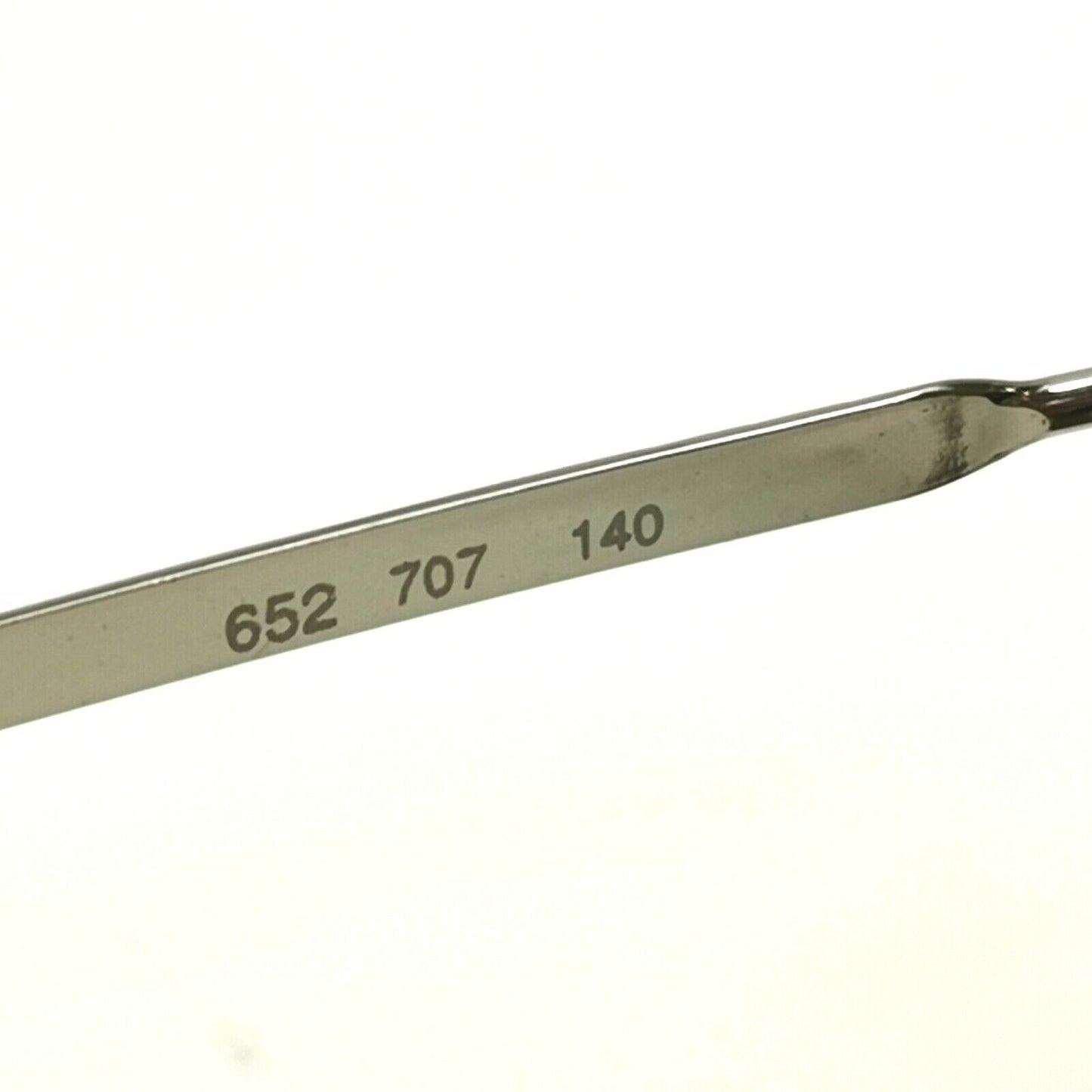 Giorgio Armani 1997 Vintage Sunglasses Silver Round Metal Glass Lens 652 707