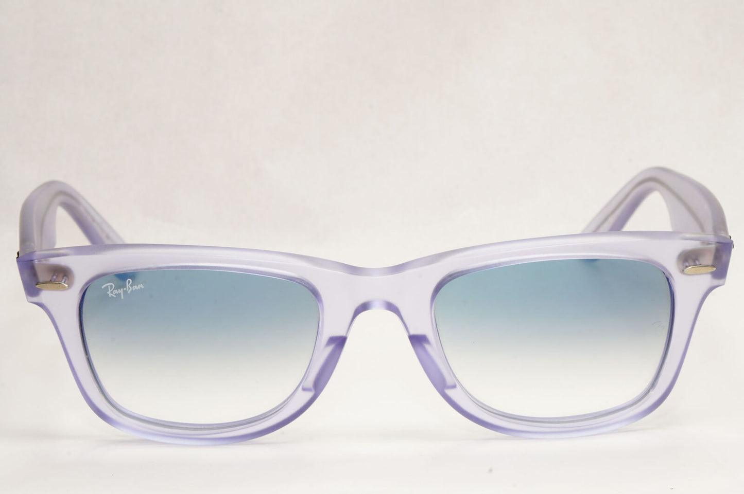 Ray-Ban Sunglasses Wayfarer Ice Pop Grape Transparent Blue RB 2140 6060/3F 50mm