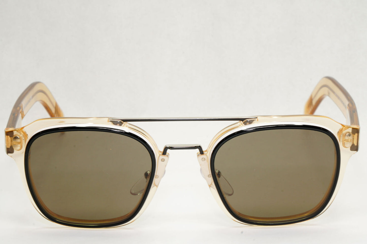 Prada Sunglasses Honey Transparent Caramel Naviator PR07WS SPR 07W 05L-5G1 50mm