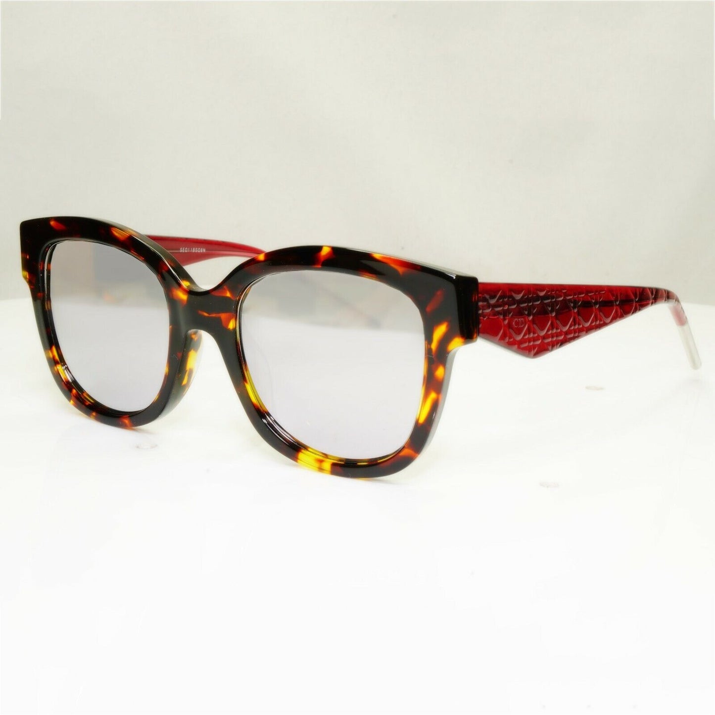 Authentic DIOR Womens Sunglasses Burgundy Vintage Silver Mirror Very 1 31094
