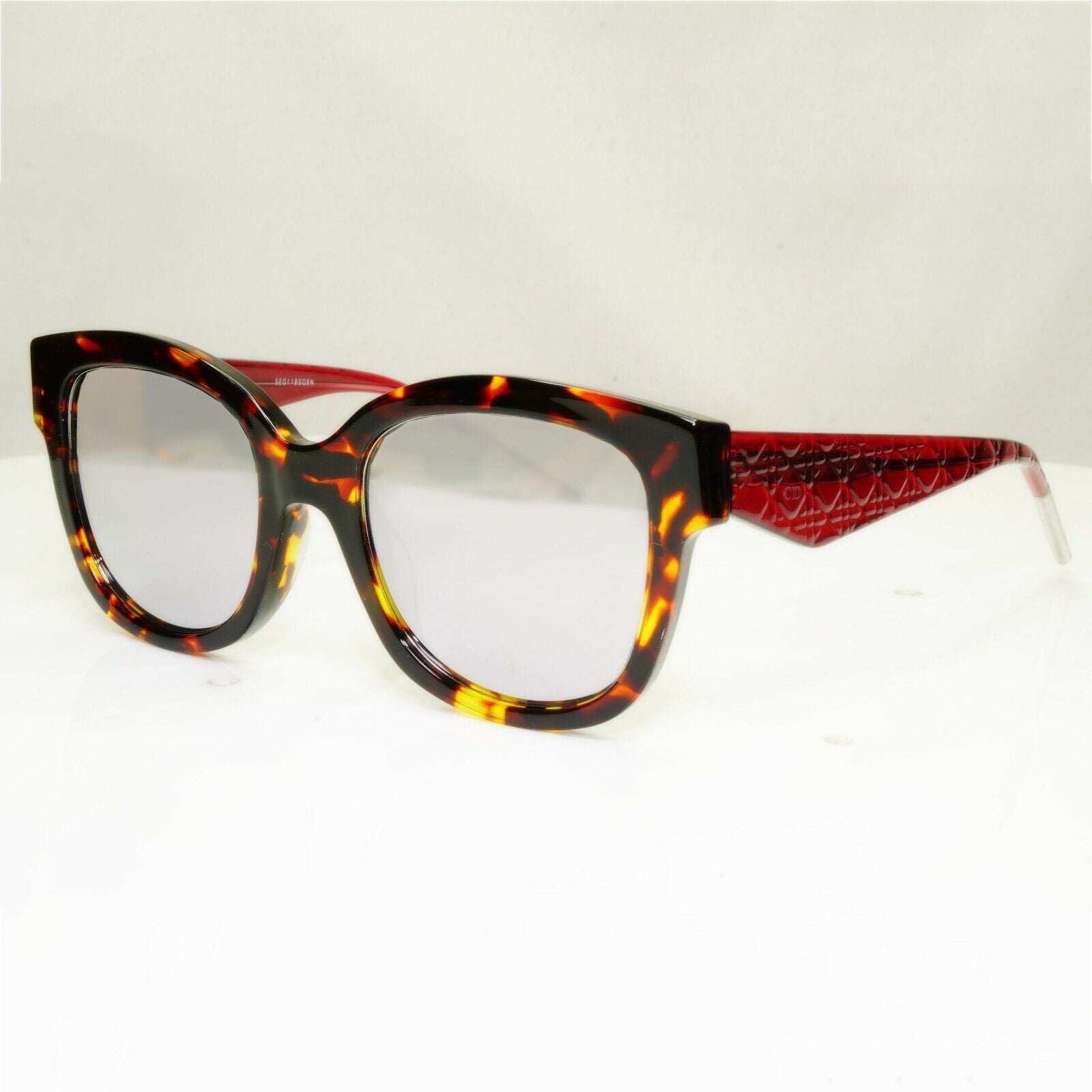 Authentic DIOR Womens Sunglasses Burgundy Vintage Silver Mirror Very 1 31094