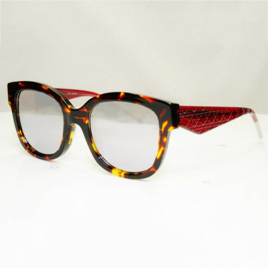Authentic DIOR Womens Sunglasses Burgundy Vintage Silver Mirror Very 1 31094