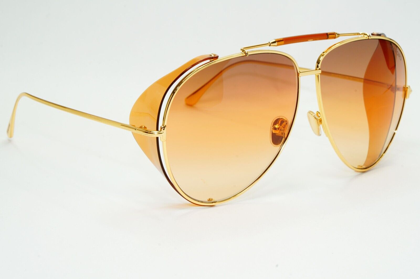 Tom Ford Sunglasses Jack-02 Oversized Unisex Large Pilot Gold FT0900 TF 900 30F