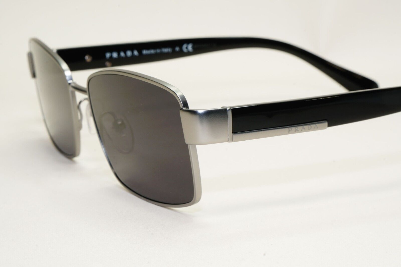Prada Sunglasses 2014 Gunmetal Black Square Rectangle PR53PV VPR 53P 1CQ-1O1