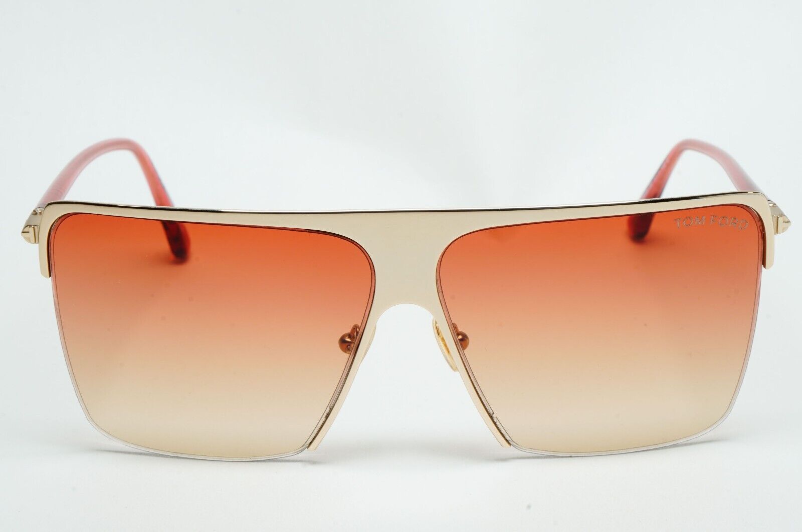 Tom Ford Sunglasses Sofi Gold Brown Gradient Square FT0840 TF 840 28T 61mm