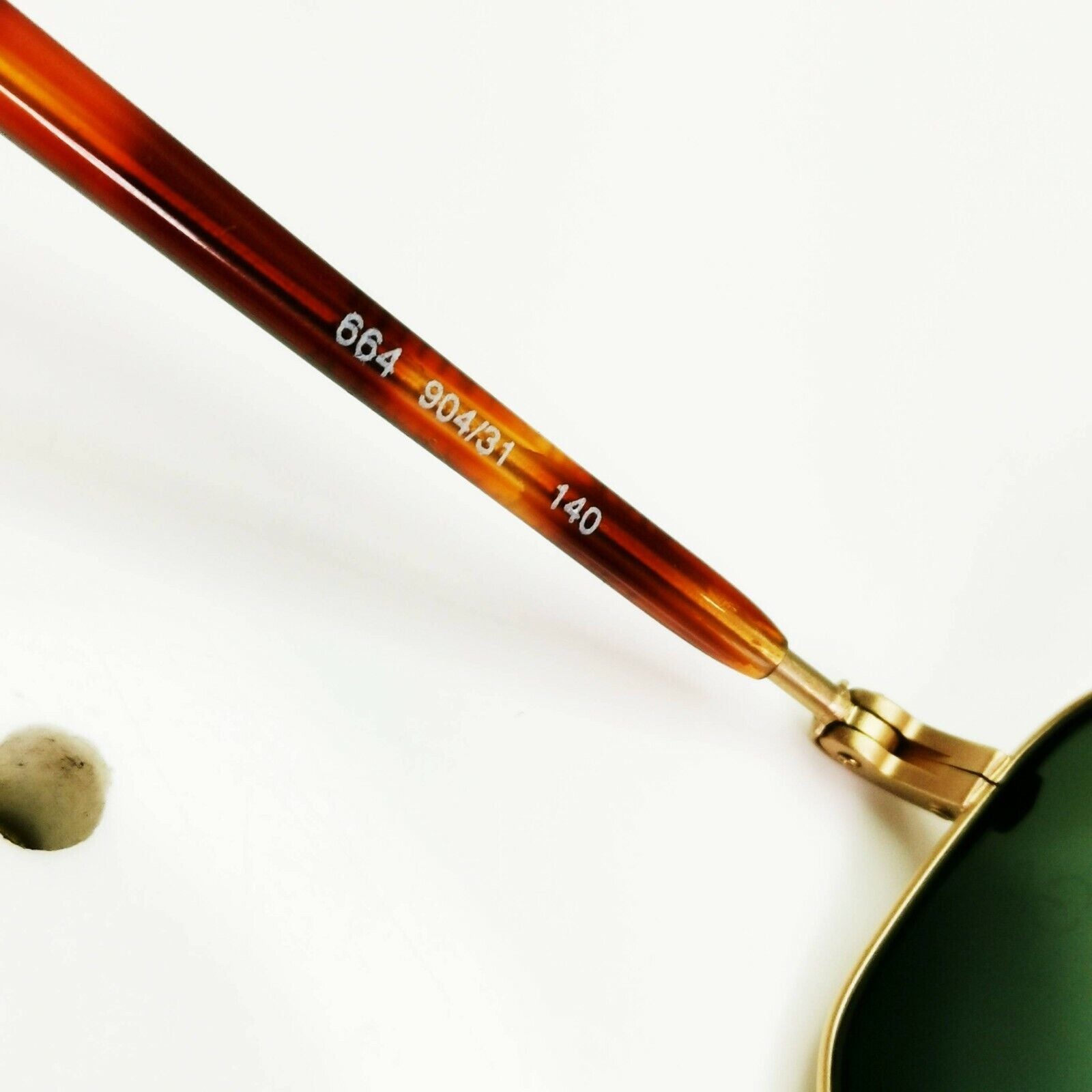 Authentic Giorgio Armani 1997 Vintage Sunglasses Gold Men Women 664 904/31
