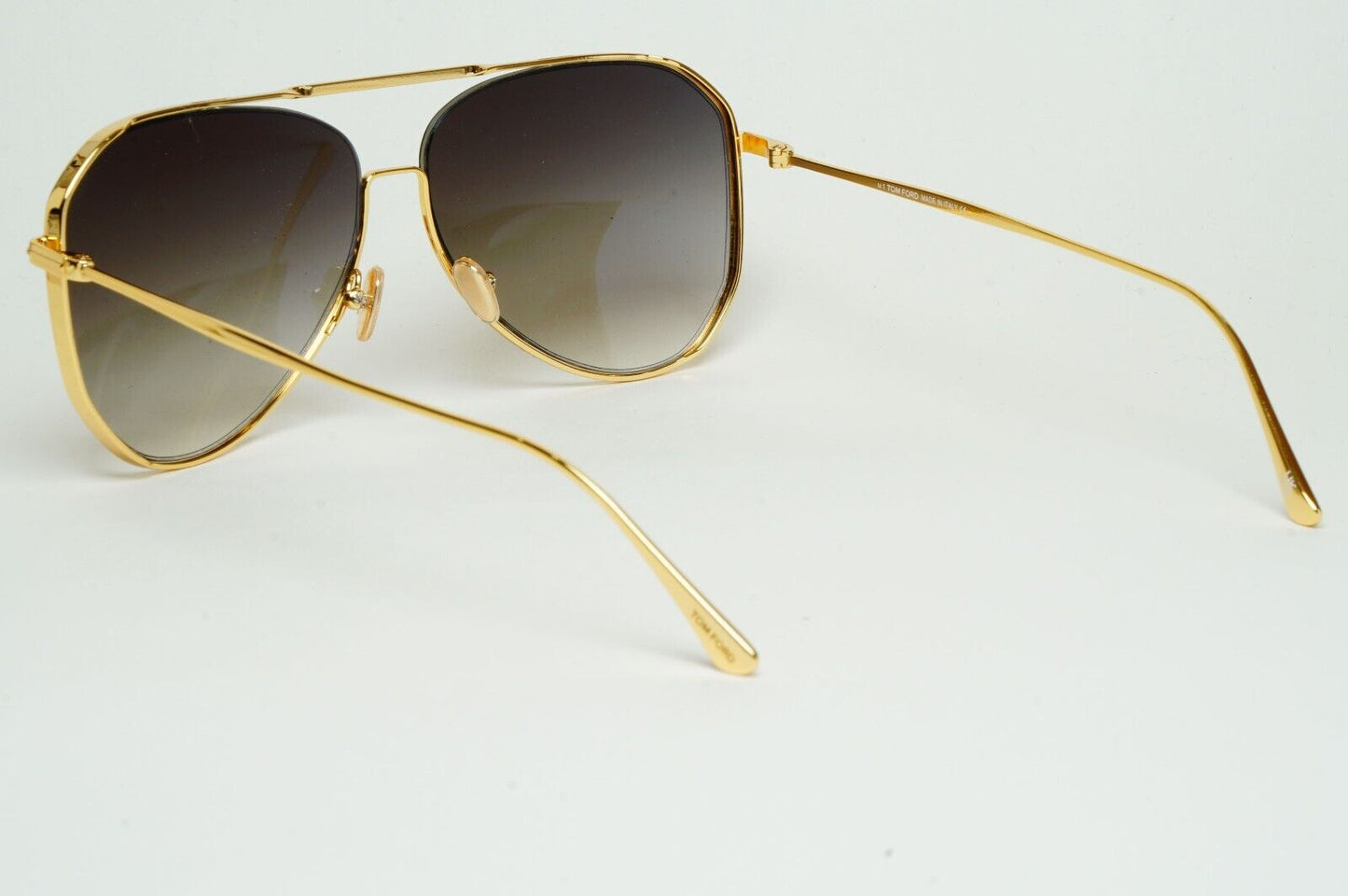 Tom Ford Sunglasses Charles-02 Gold Brown Grey Gradient Square FT0853 TF 853 30B