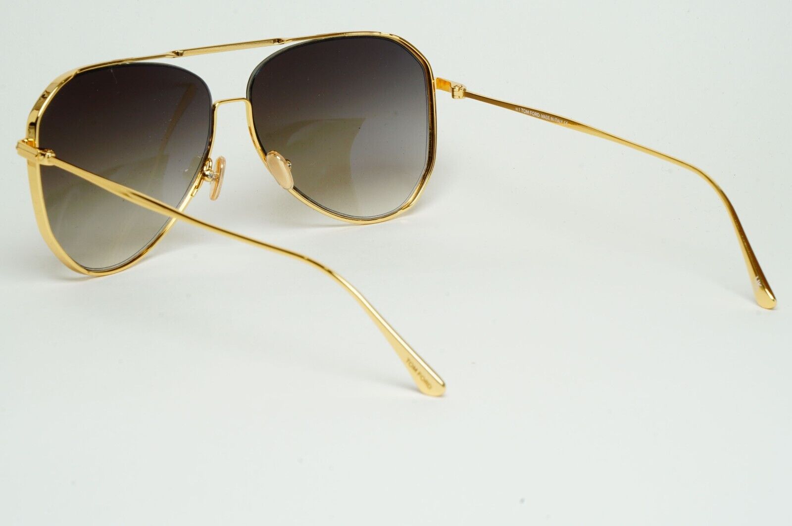 Tom Ford Sunglasses Charles-02 Gold Brown Grey Gradient Square FT0853 TF 853 30B
