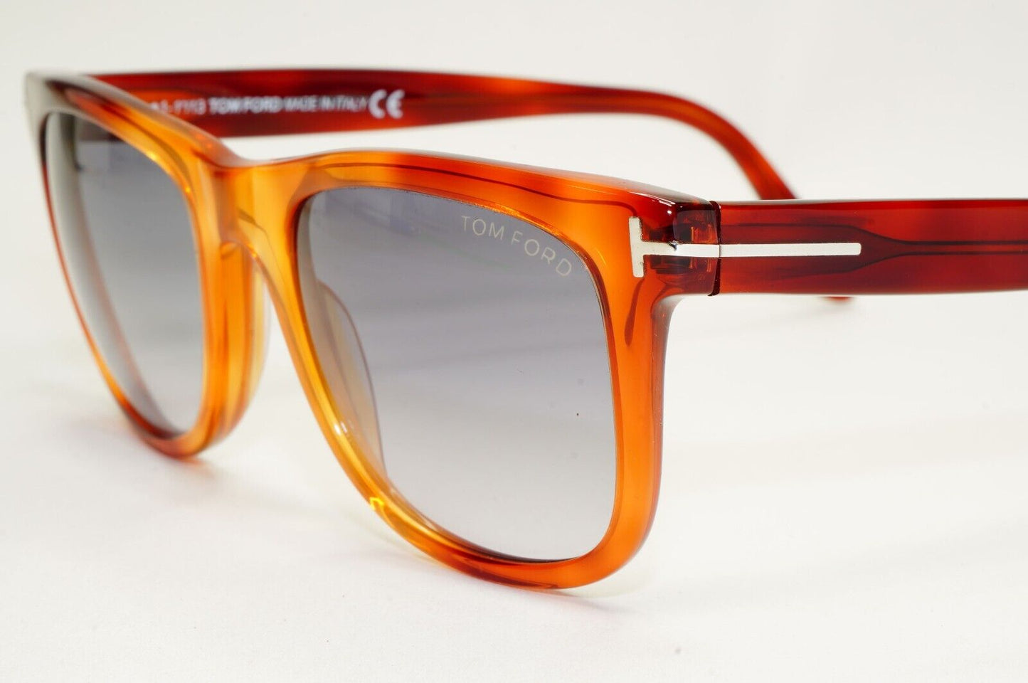 Tom Ford Sunglasses Leo Brown Honey Havana Grey Gradient FT0336 TF 336 52B 52mm