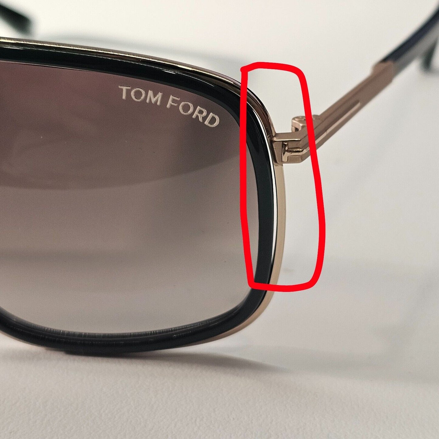 Tom Ford Sunglasses Quentin Green Gold Brown Gradient Square FT0463 TF 463 98K a