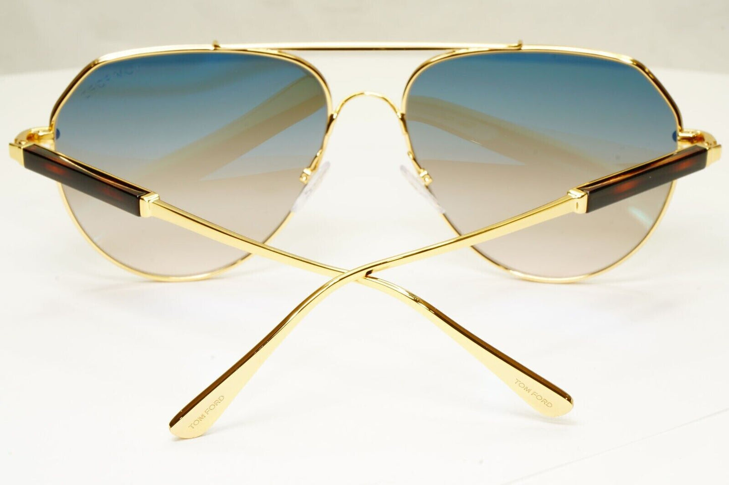 Tom Ford Sunglasses Gold Pilot Metal Brown Andes FT0670 TF 670 30B [b] 38157