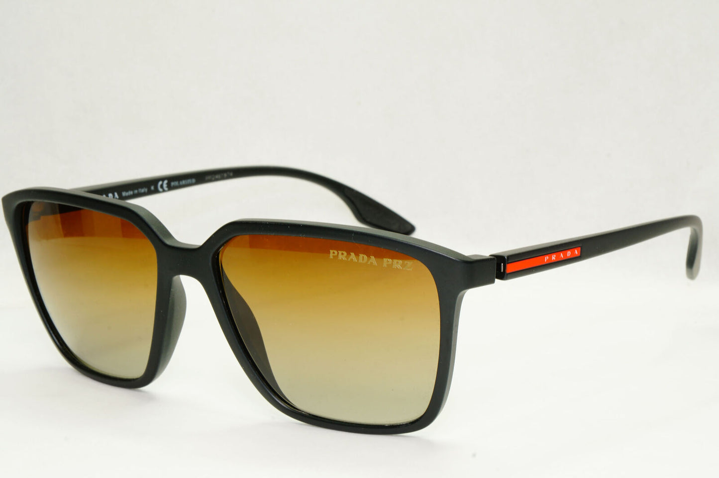 Prada Sunglasses Polarized Black Brown Gradient PS06VS SPS 06V DG0-02I 58mm