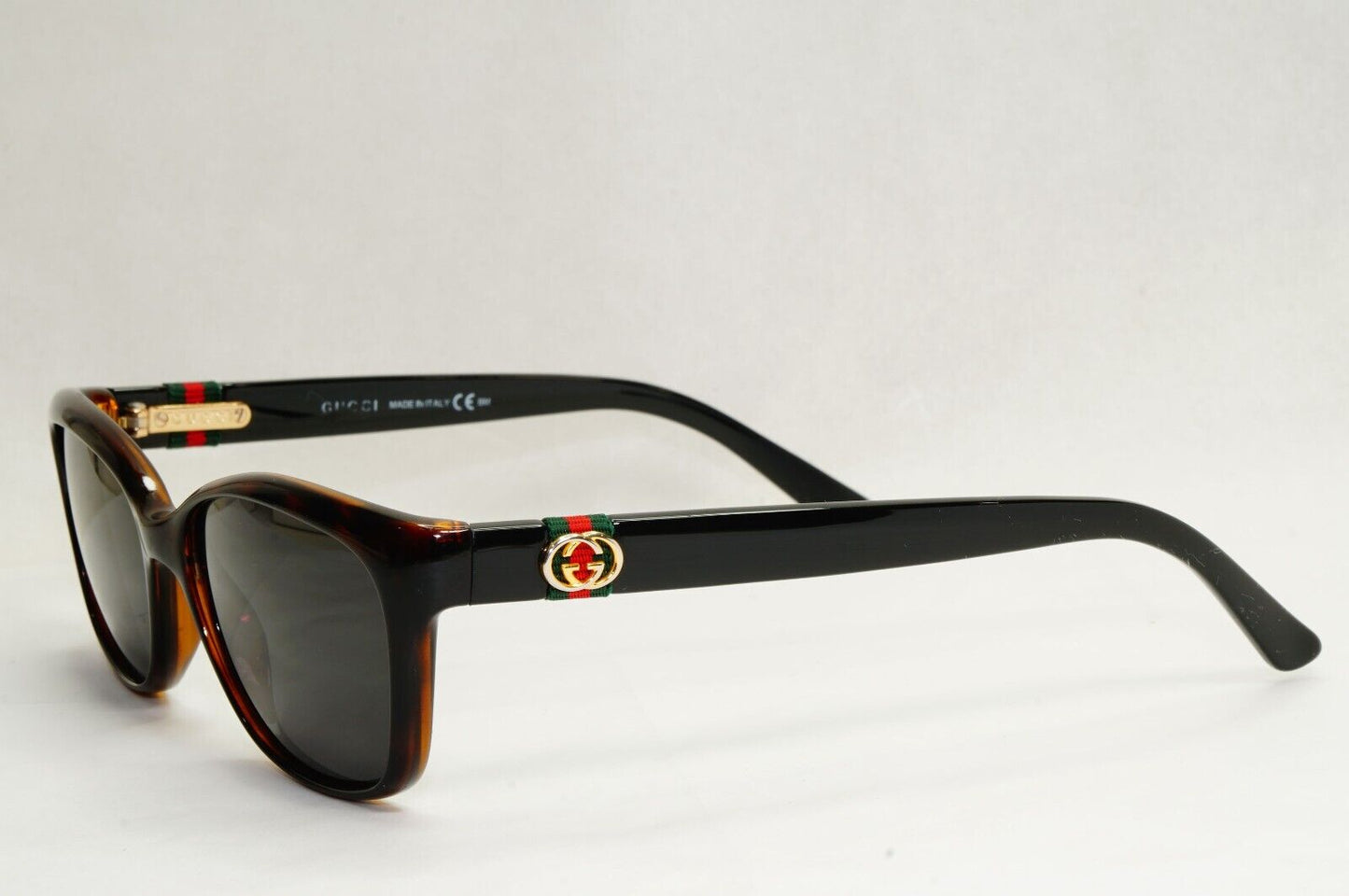 Gucci Sunglasses 2013 Vintage Ribbon Black Brown GG 3683 2XF 53mm 180324