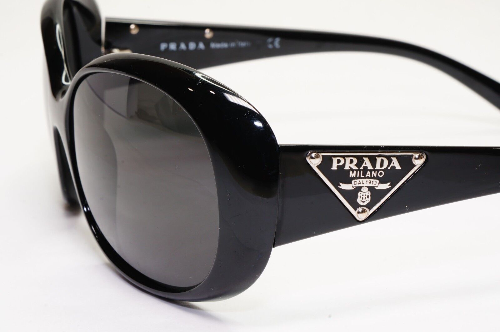 Prada Sunglasses 2010 Triangle Logo Black PR27LS SPR 27L 1AB-3M1 111223