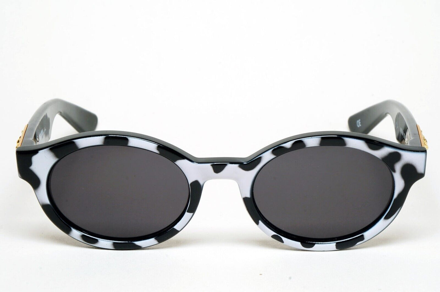 Versus Sunglasses 1996 by Gianni Versace Vintage Gold Lion Black MOD E09 COL 237