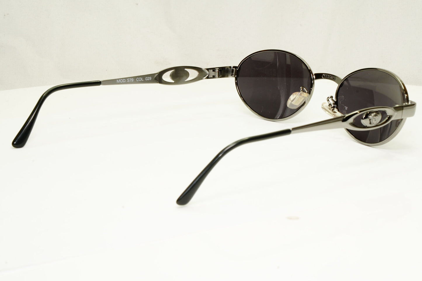 Gianni Versace 1996 Vintage Metal Silver Medusa Sunglasses MOD S79 COL 029