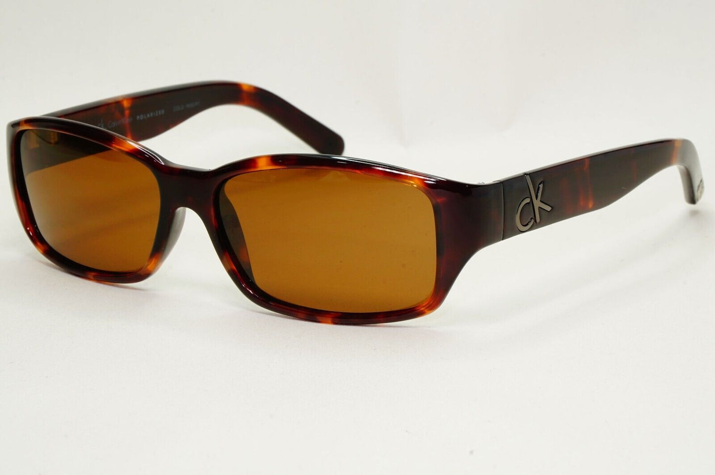 Calvin Klein Sunglasses 2005 Vintage Polarized Brown Tortoise 3051SP 004 121124