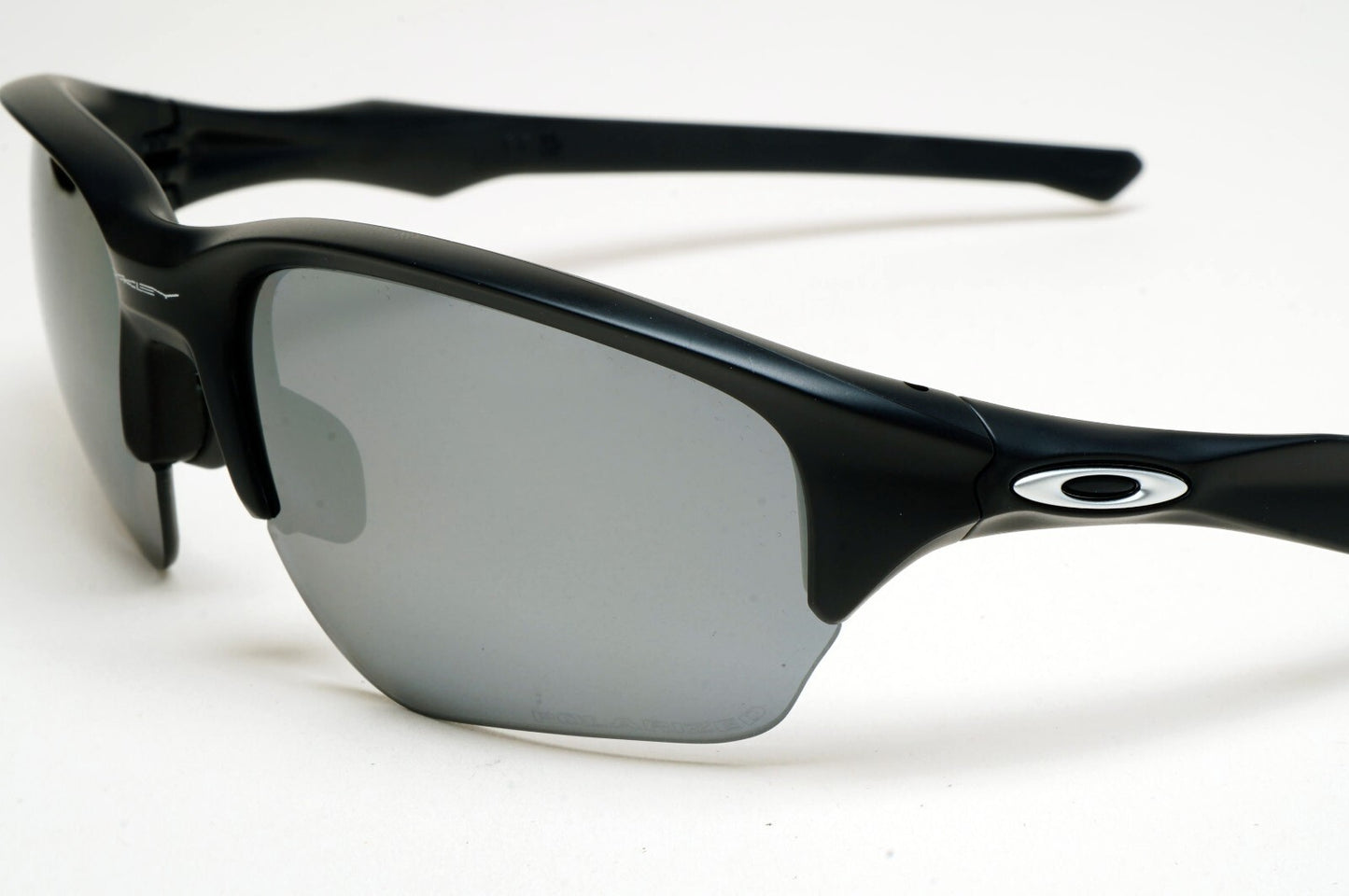 Oakley Sunglasses Polarized Flak Beta Black Matte Iridium Wrap OO 9363 12