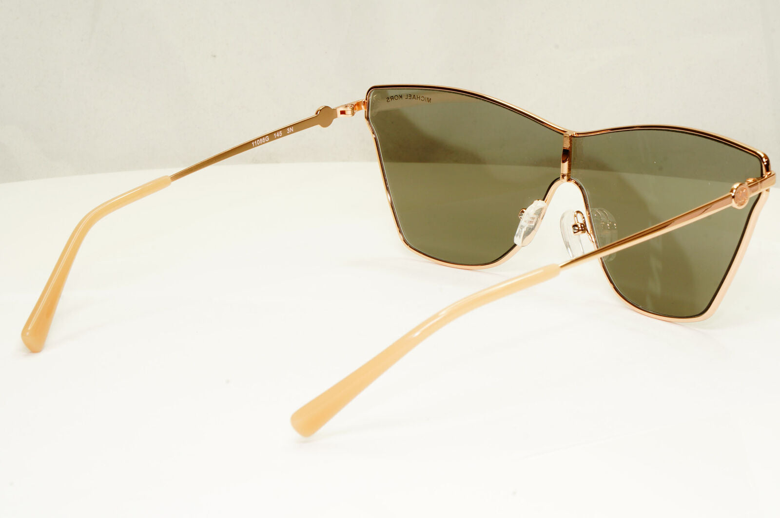Michael Kors Womens Shield Mirror Gold Silver Sunglasses MK 1063 Larissa 11086G