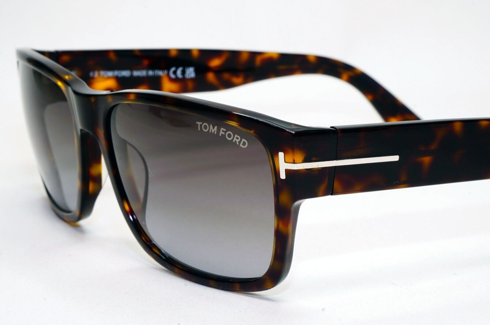 Tom Ford Sunglasses Mason Brown Tortoiseshell Grey Square FT0445 TF 445 52B 58mm
