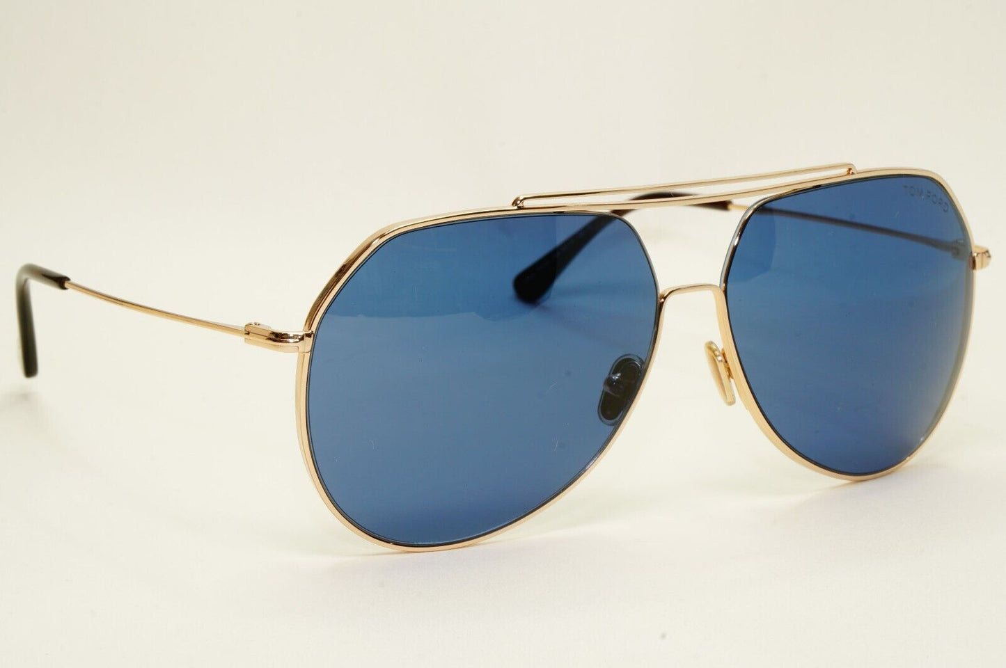 Tom Ford Sunglasses Clyde Gold Blue Pilot Metal Large FT0926 TF 926 28V 61mm