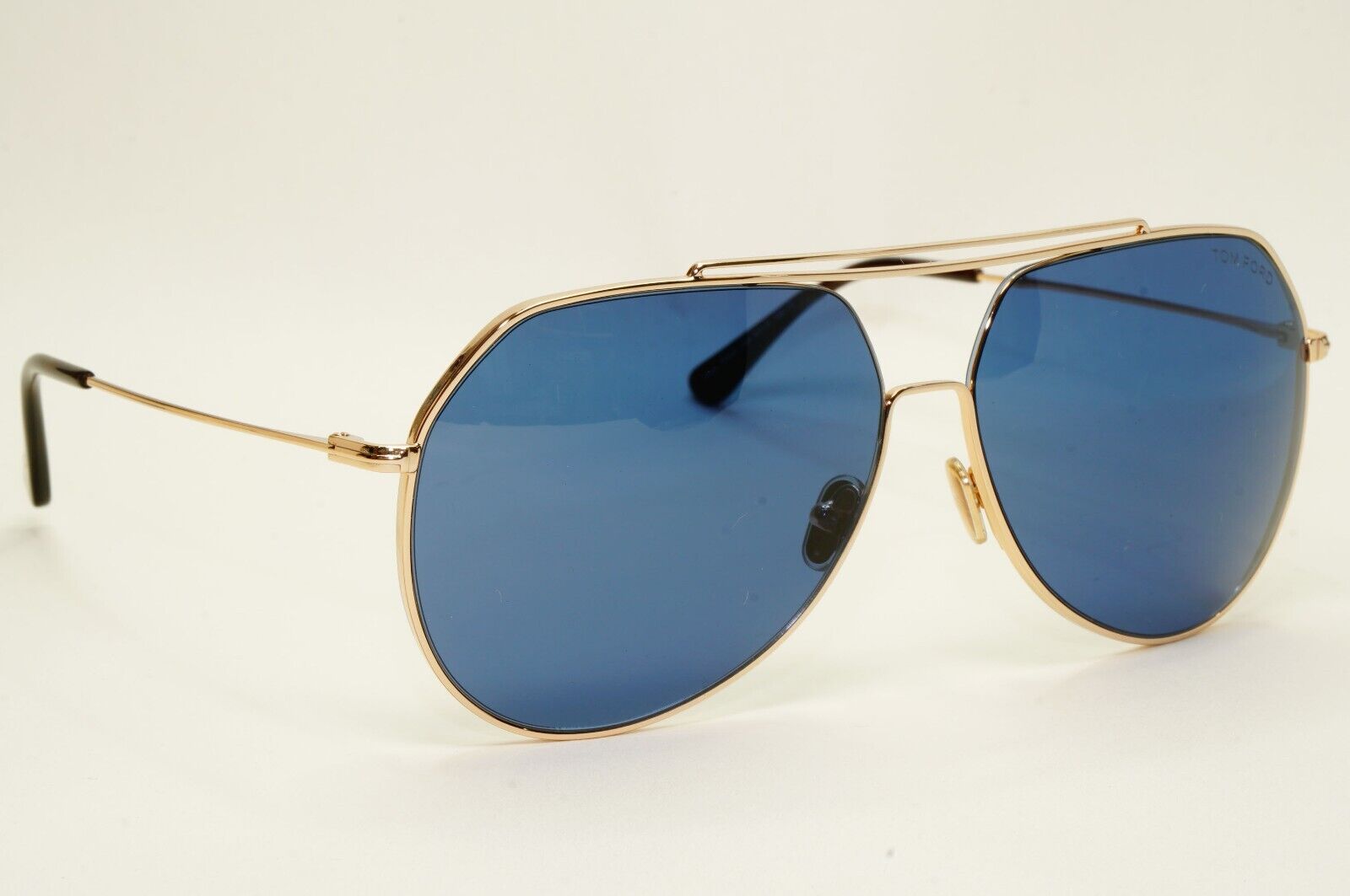 Tom Ford Sunglasses Clyde Gold Blue Pilot Metal Large FT0926 TF 926 28V 61mm