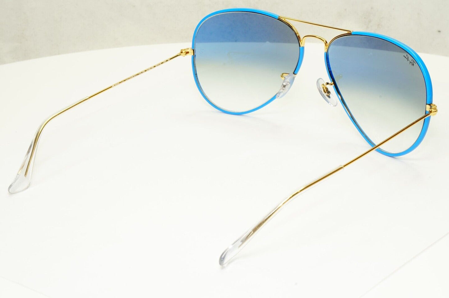 Ray-Ban Sunglasses Aviator Blue Gold Gradient RB 3025-JM Full Color 9196/3F 62mm
