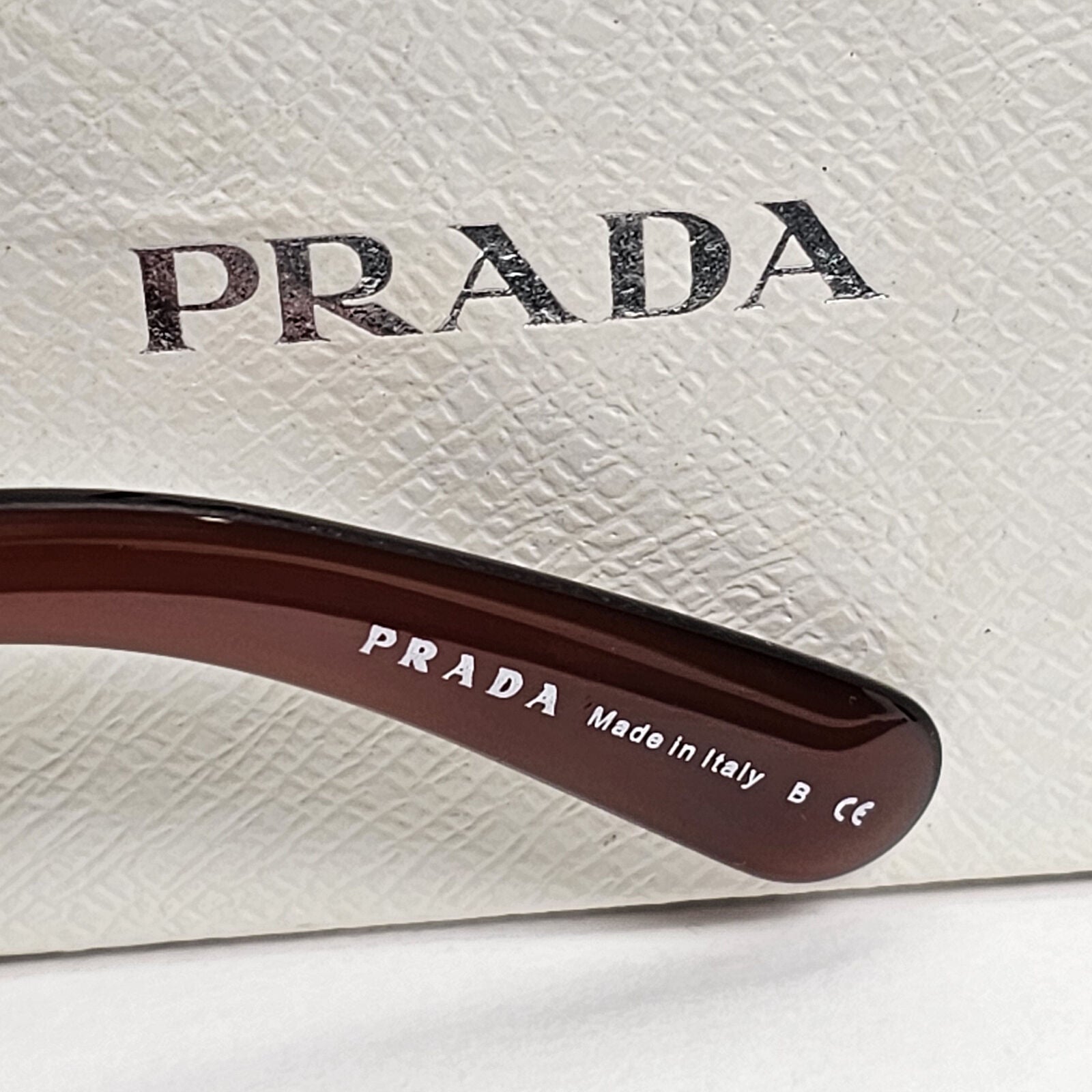 Prada Sunglasses Swirl Baroque Square Brown Grey PR27OS SPR 27O OAY-6P1 130124